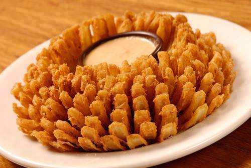 Cebola e o molho do Outback
