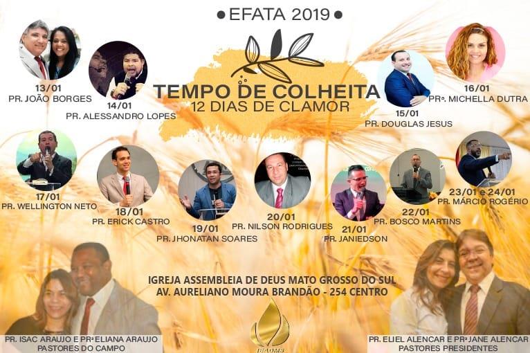 EFATA 2019 - Tempo de Colheita, 12 dias de clamor