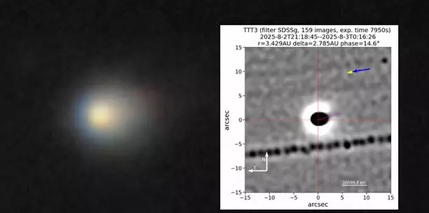 3I/ATLAS: o visitante interestelar ejeta um jato gigante em direção ao Sol