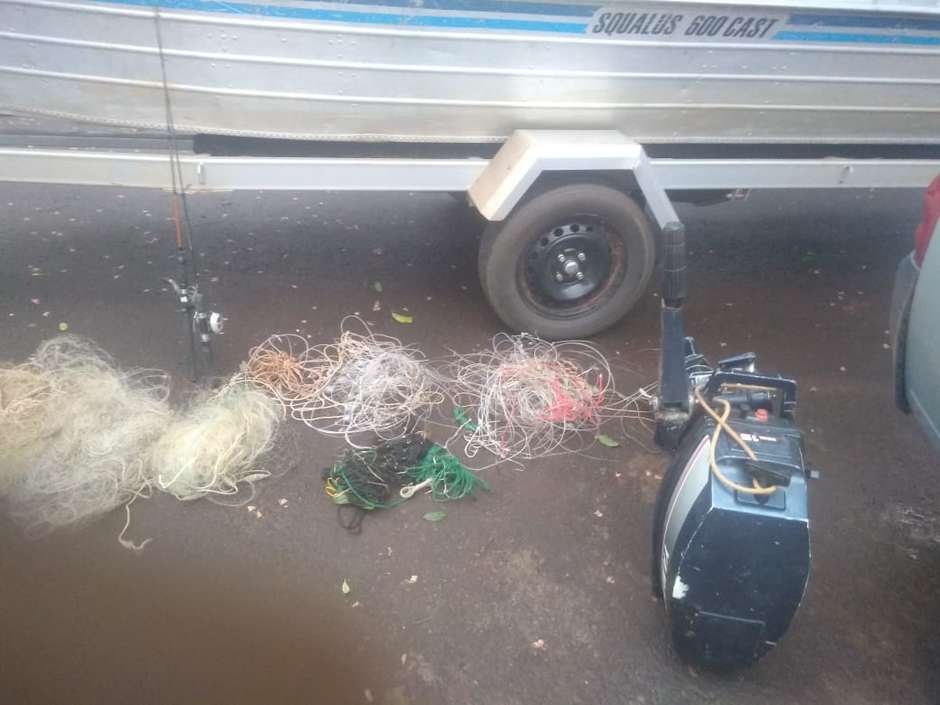Crime Ambiental: PMA autuou três por pesca ilegal no rio Pardo