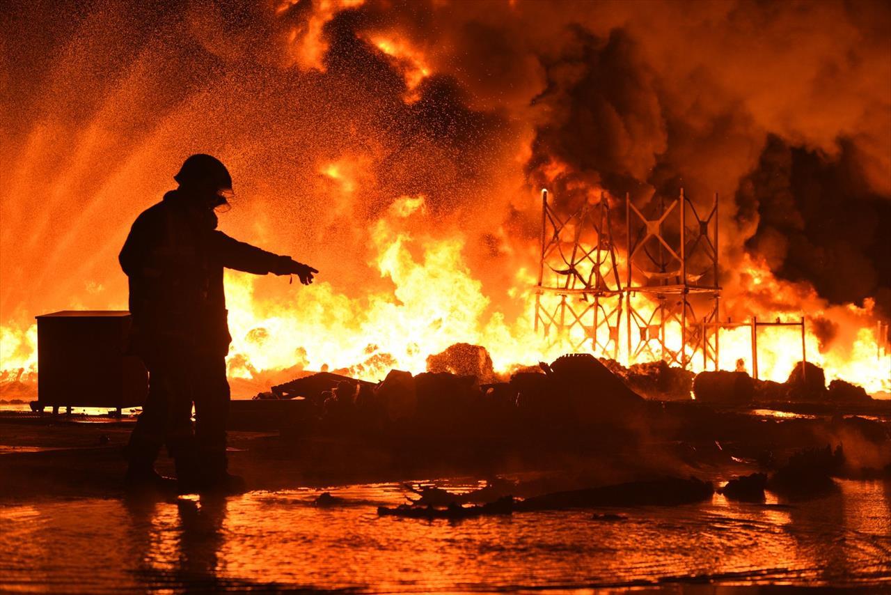 O que fazer durante um incêndio com fogo não controlável