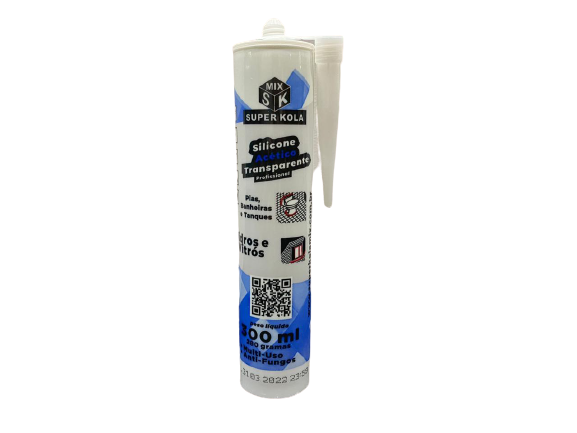 Silicone Acético Transparente - 280gr