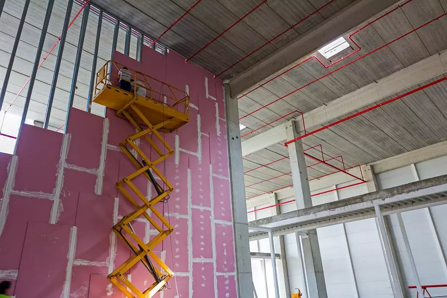 Por que o Drywall é Resistente ao Fogo.