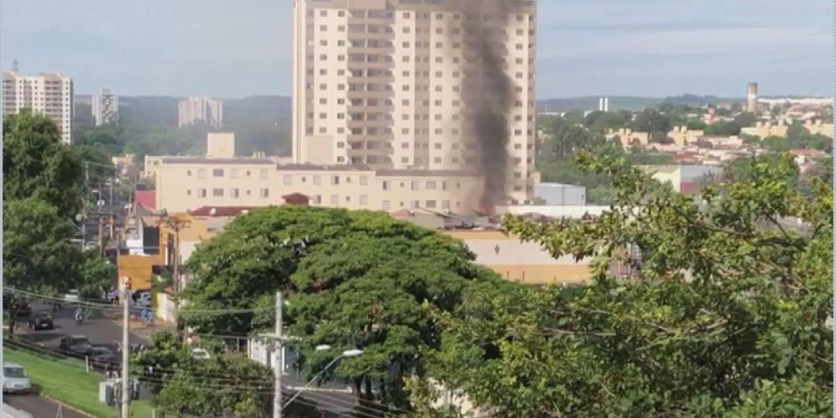 Incêndio após Explosão em Estande de Tiros de Ribeirão Preto