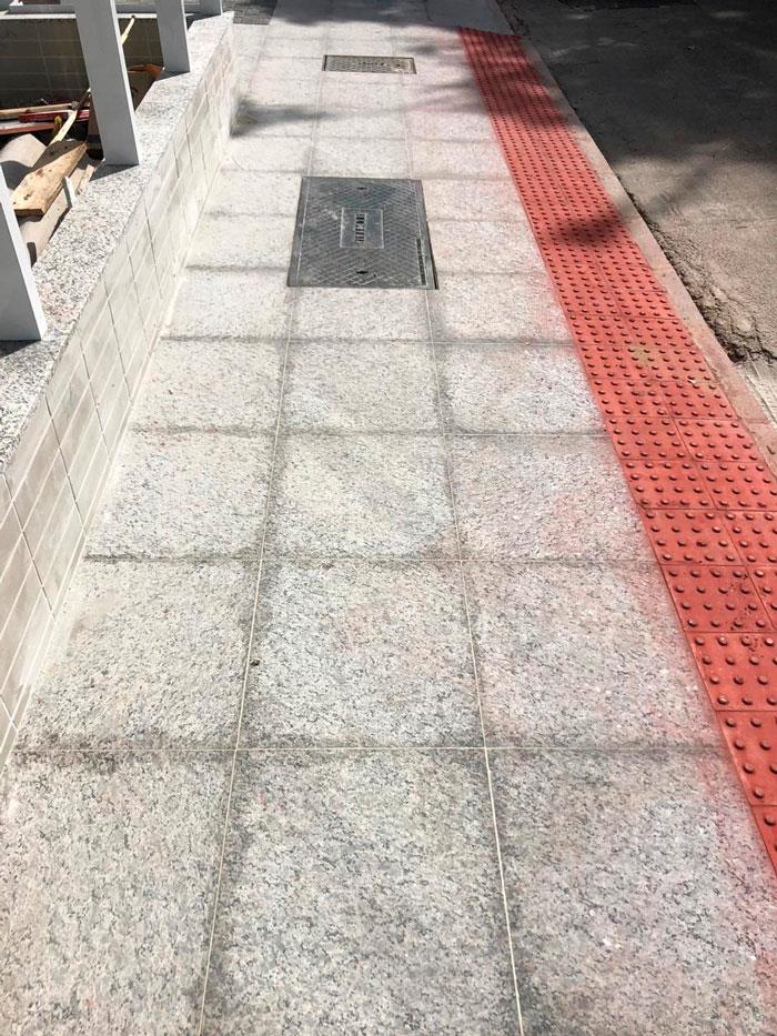 Calçada Antiderrapante