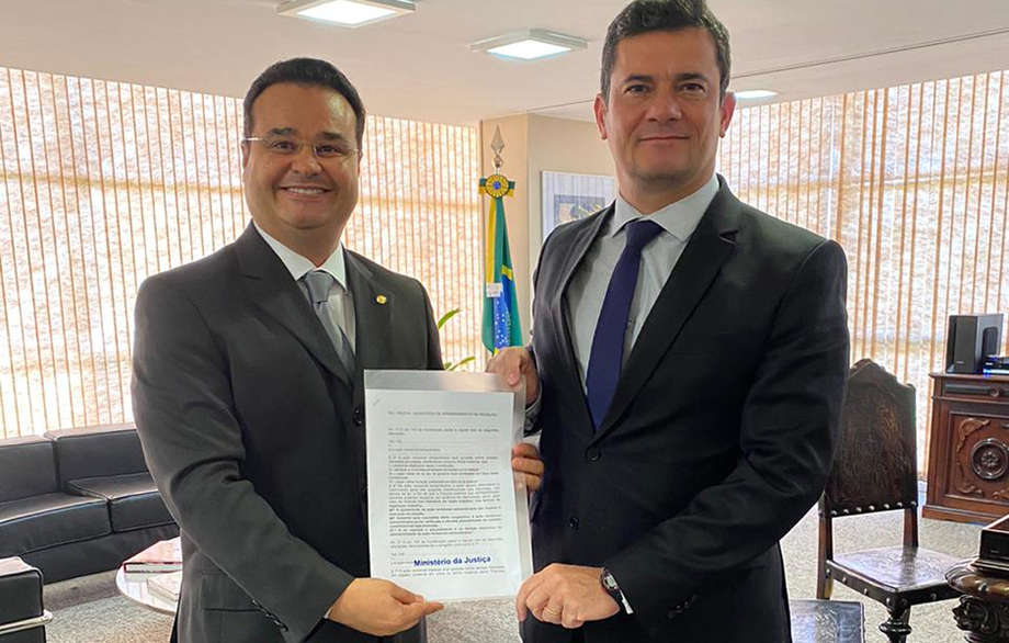 Fábio Trad se reúne com Sérgio Moro para tratar da PEC da 2ª instância