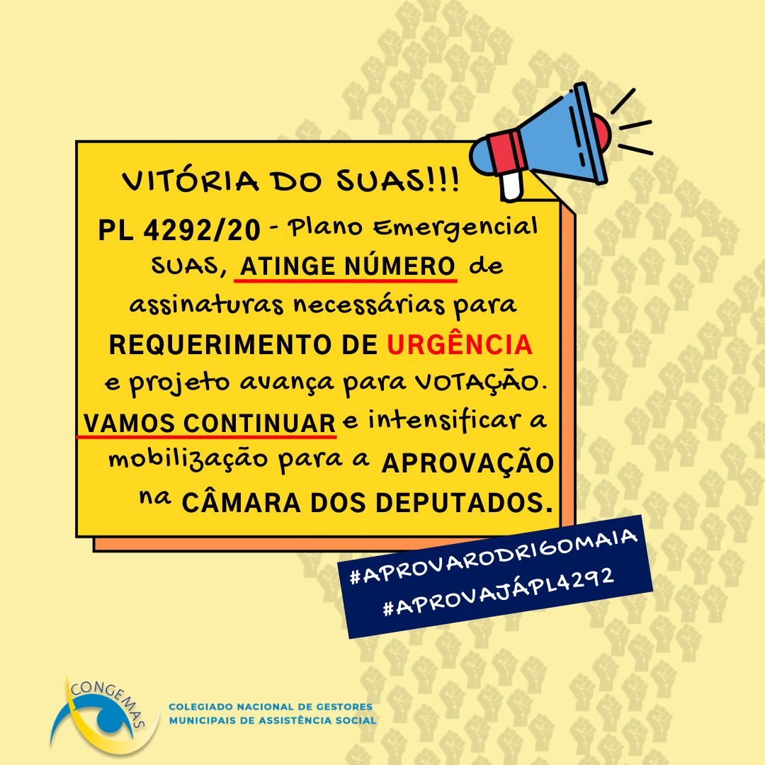 Parlamentares assinam PL4292/20