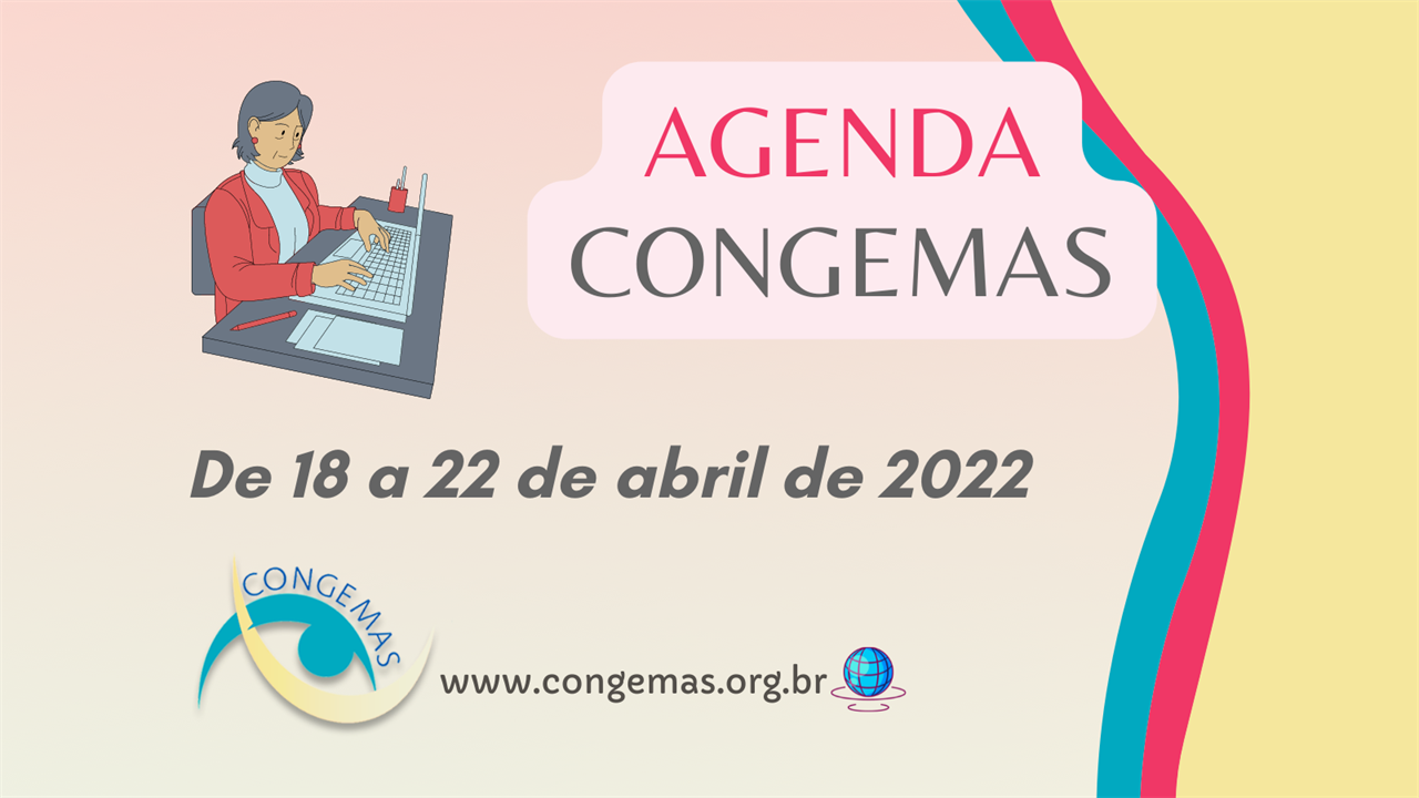 Agenda da semana! (De 18 a 22 de abril)