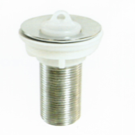 Válvula para lavatório sem ou com ladrão porca em ABS Ref. 223 porca em metal Ref. 225 Opção 7-8 100mm