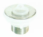 Válvula para pia com porca em ABS Ref. 226 porca em metal Ref. 235