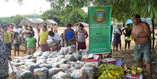 Índios xavante recebem duas toneladas de alimentos após Defensoria Pública identificar necessidade