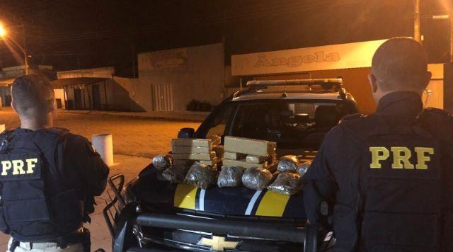General Carneiro - PRF apreende menor em ônibus com 14kg de droga que seria levada para Nova Xavantina
