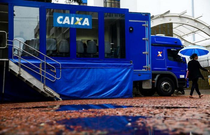 Caminhão-Agência da Caixa vem a Vila Rica para apoio nas ações do Auxílio Emergencial