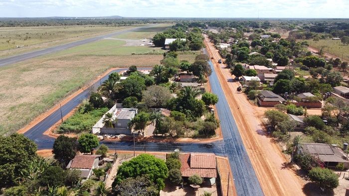 Obras de pavimentação estão a todo vapor no Setor Aeroporto