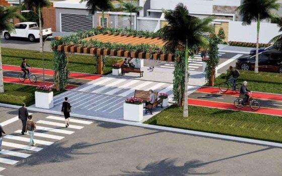 Obras de pista de caminhada e ciclovia em Confresa são iniciadas
