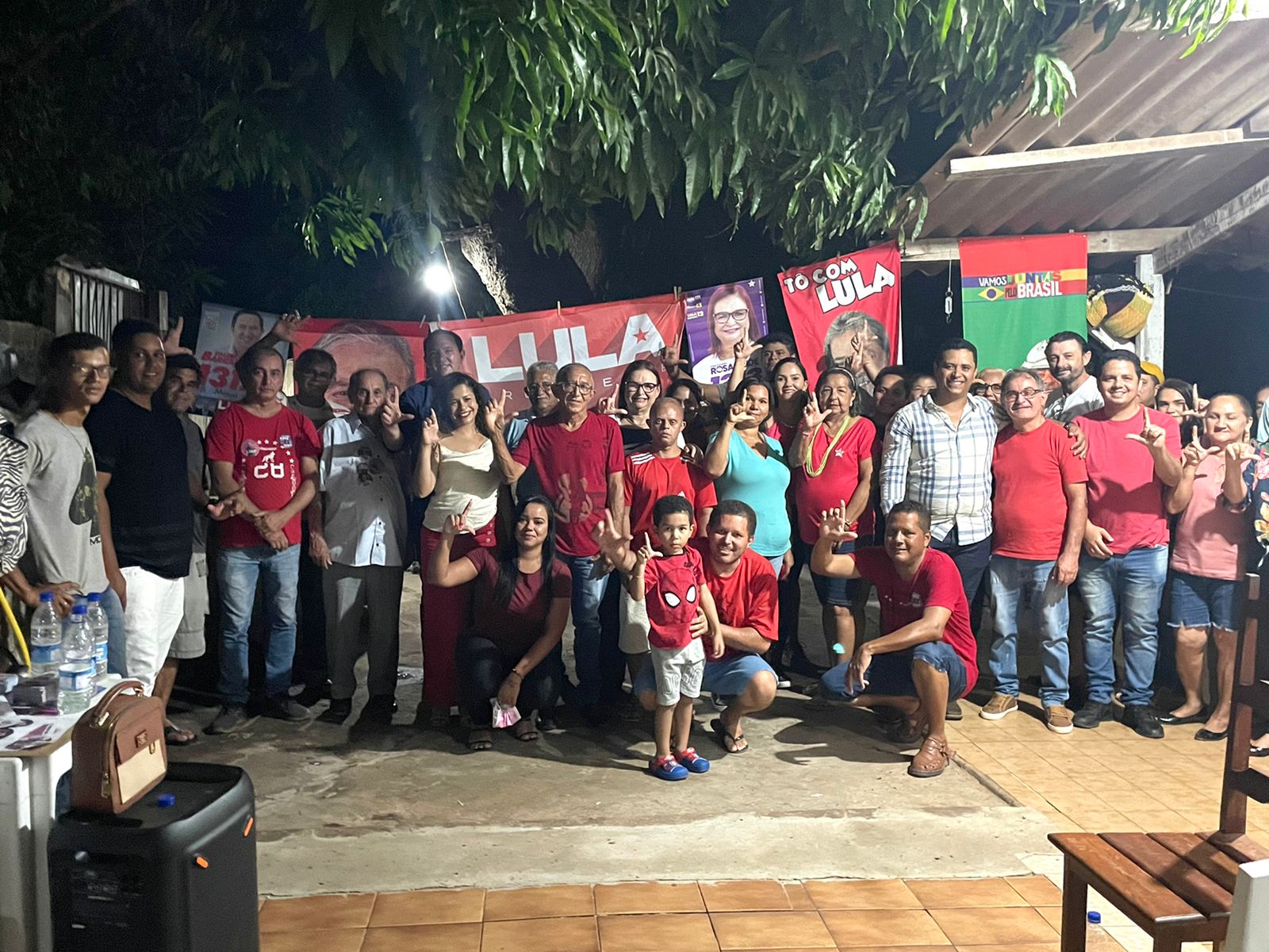 Comitê de Luta do Partido dos Trabalhadores de São Félix do Araguaia, receberam os Deputados Federal e Estadual, Rosa Neide e Valdir Barranco