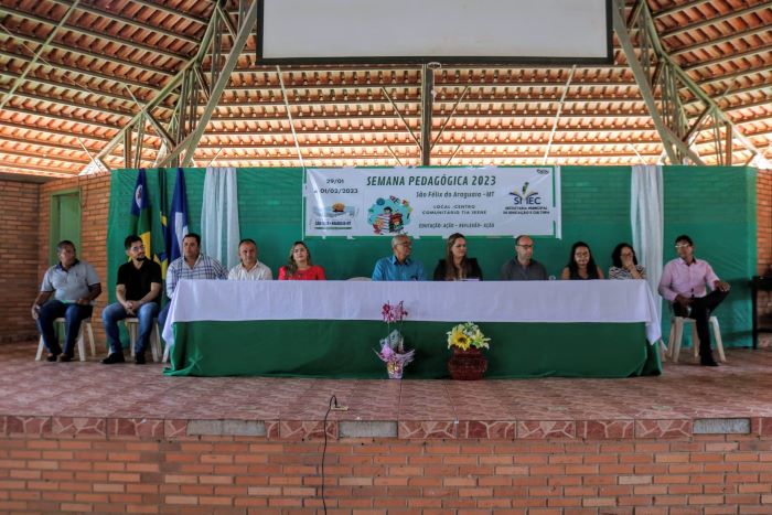 Smec realiza Semana Pedagógica com as Escolas Municipais para o ano letivo de 2023 em São Félix do Araguaia