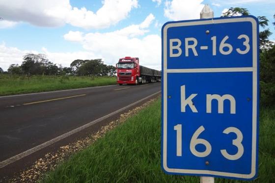 Duas mortes confirmadas em acidente na BR-163 nesta manhã