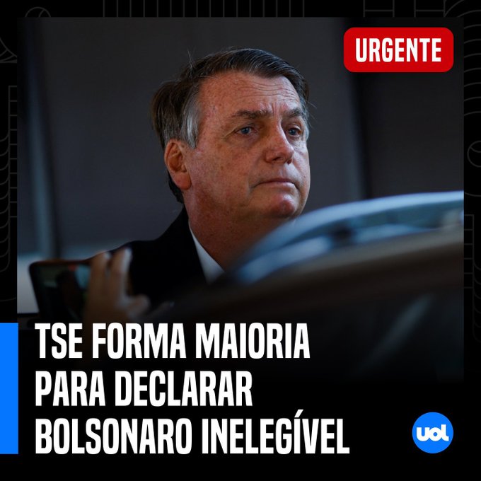 Ministros de Lula, PT e Ciro Gomes reagem à decisão do TSE que tornou Bolsonaro inelegível