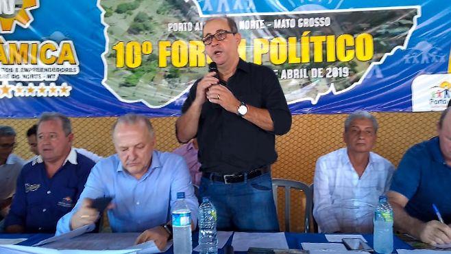 Eugênio exalta turismo, agropecuária e economia do Araguaia durante fórum político