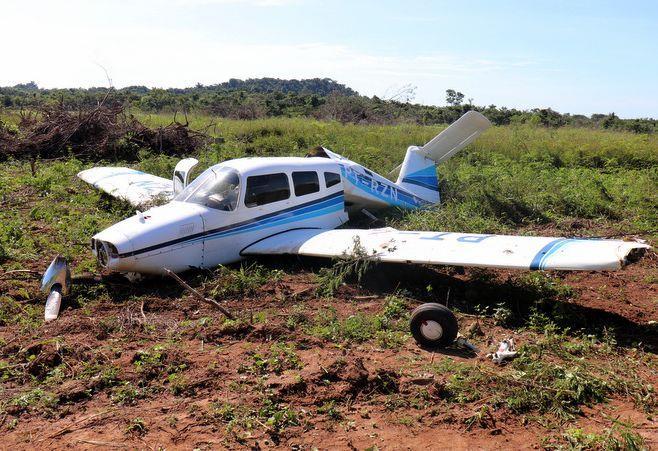 Destroços de avião que caiu em Vila Rica são monitorados pela polícia até chegada de investigadores do Cenipa
