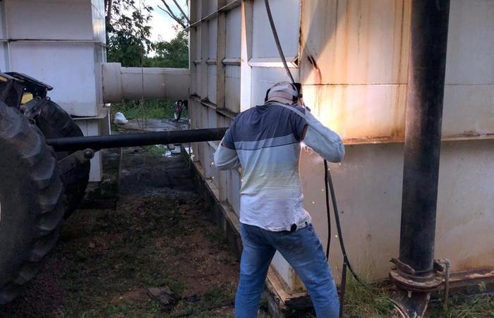 Prefeitura de Santa Terezinha inicia serviços de Reforma na Estrutura da Estação de Água da cidade