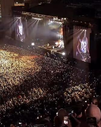 Maioria do público do show do Guns N’ Roses é de MT e 33% de outros estados, aponta pesquisa