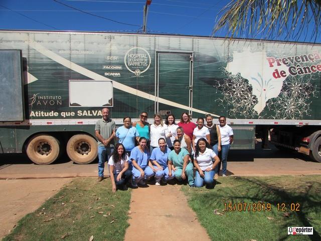 Carreta do hospital do Câncer de Barretos visita São Félix do Araguaia e realiza exames preventivos