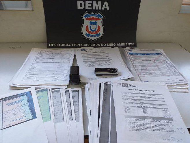 Estelionatário que se passava por fiscal para liberar carga de madeira apreendida é preso