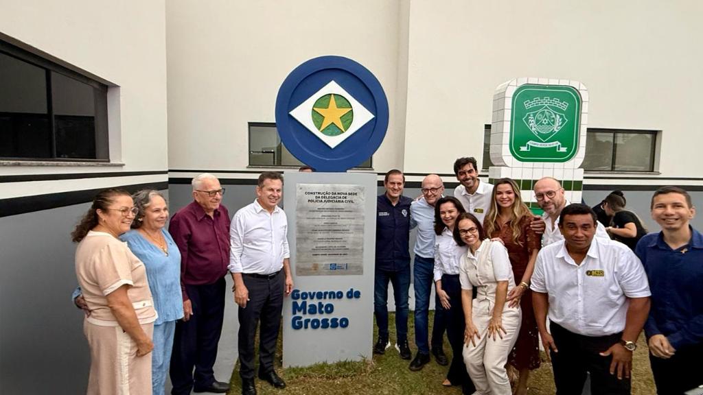 Parceria entre Governo e Prefeitura viabiliza inauguração da nova sede da Delegacia de Polícia Civil em Campo Verde