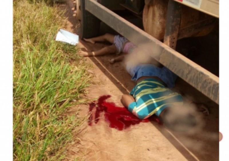 Duas crianças morrem atropeladas no bairro São Marcos em Cacoal