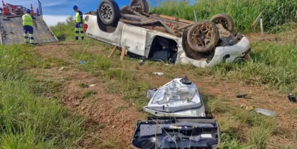 Diretor do Senar morre após acidente na BR-364; picape aquaplanou, rodou na pista e capotou