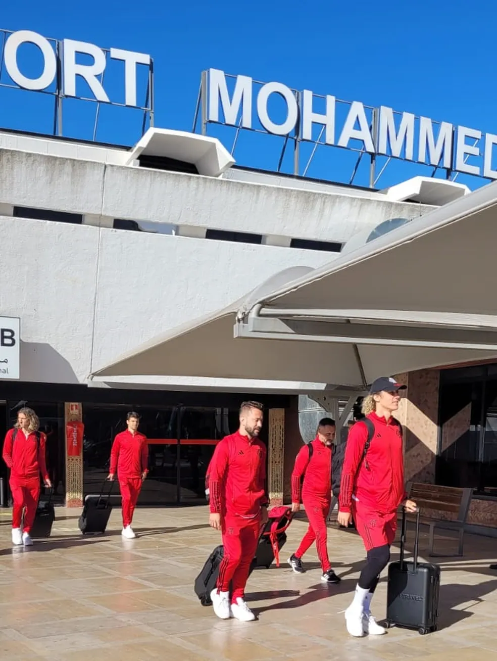 Flamengo chega ao Marrocos para disputa do Mundial de Clubes