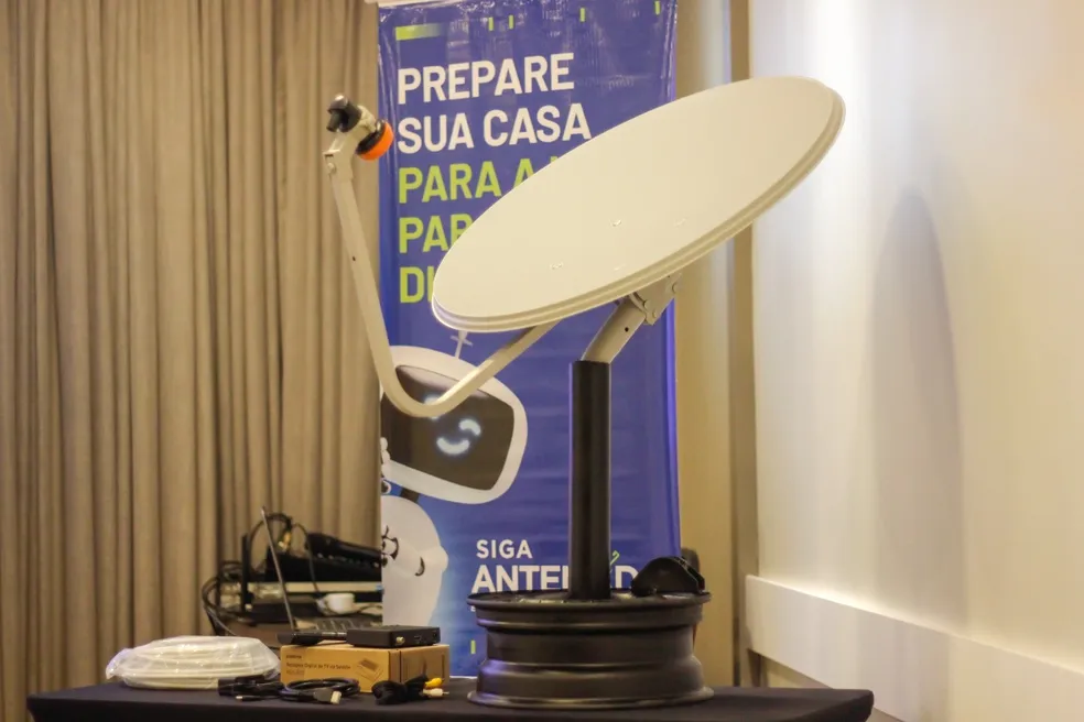 Famílias de mais 18 municípios de MT podem agendar recebimento de kit gratuito com antena parabólica digital