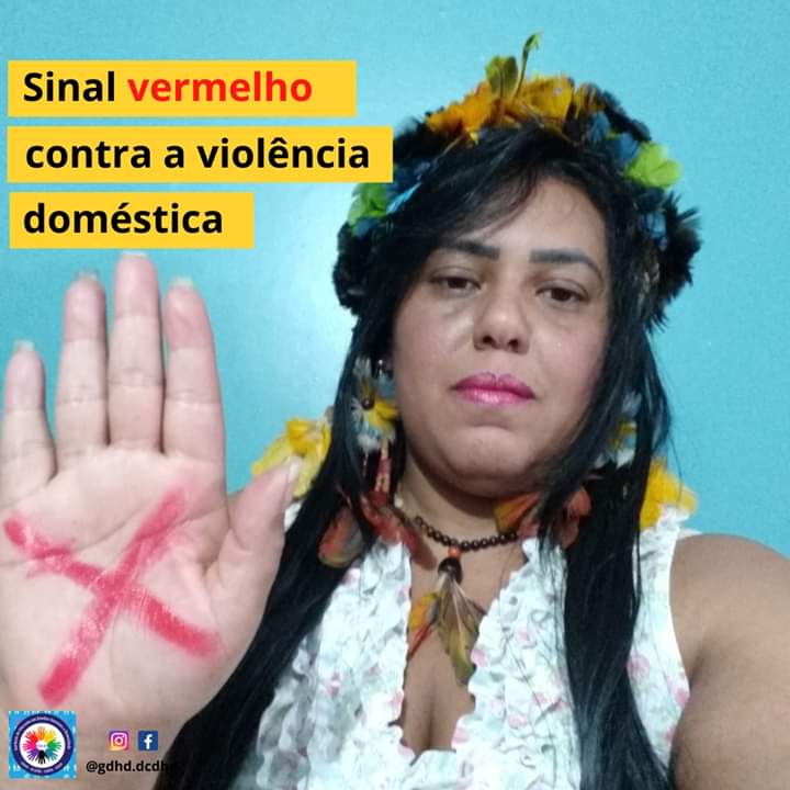 #GDHD na Campanha Sinal Vermelho contra a violência doméstica.
