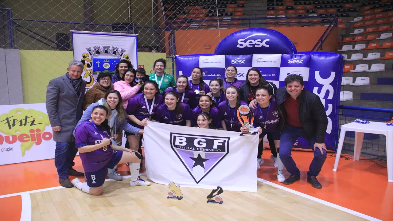 BGF vence 12º torneio de futsal feminino do Festiqueijo