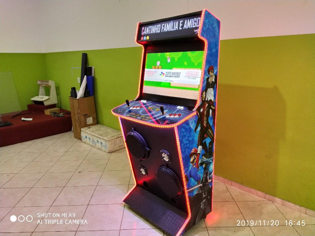 Fliperama 32 polegadas multi jogos