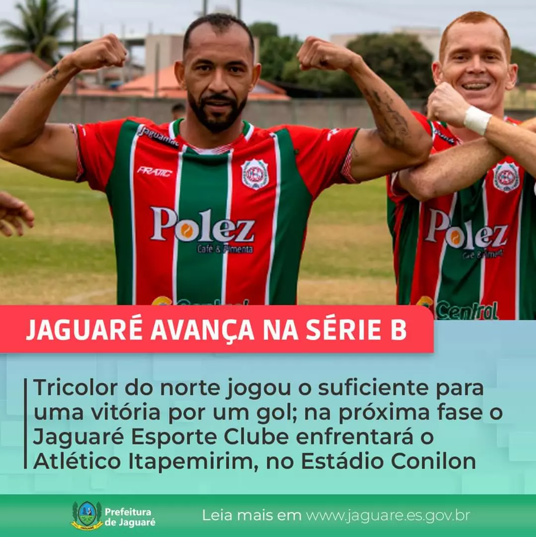 JAGUARÉ AVANÇA NA SEGUNDA DIVISÃO DO CAMPEONATO CAPIXABA
