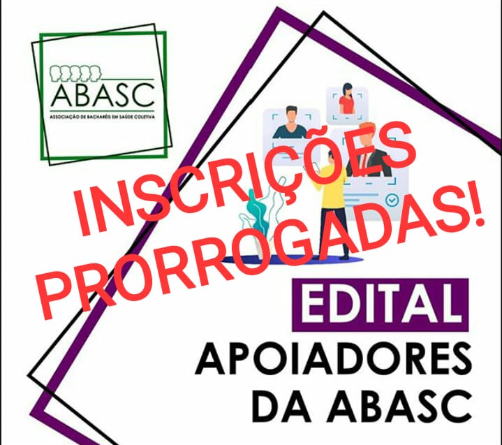 Prorrogação do prazo de inscrições para o Edital de Apoiadores