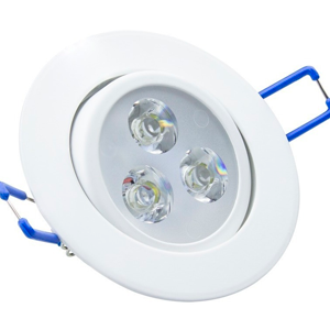 Spot Super Led 3w Branco Frio Embutir Gesso Sanca