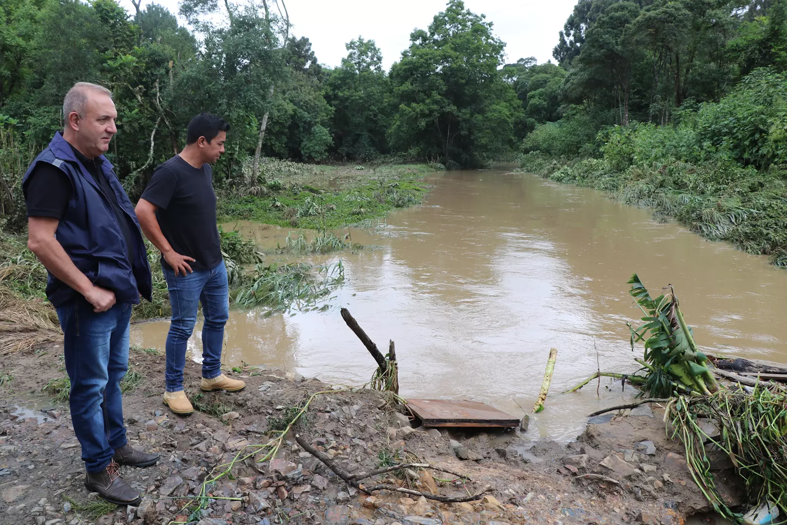 Município de Papanduva decreta situação de emergência devido à enxurrada