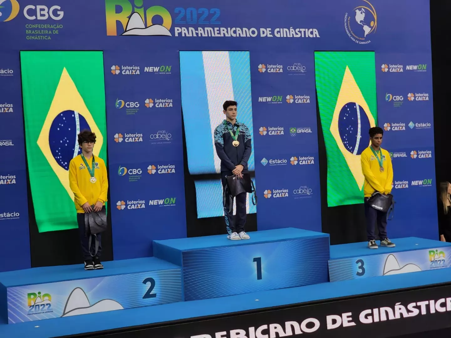 Atletas de Piraí conquistam medalhas de bronze no Pan-americano de Ginástica de Trampolim