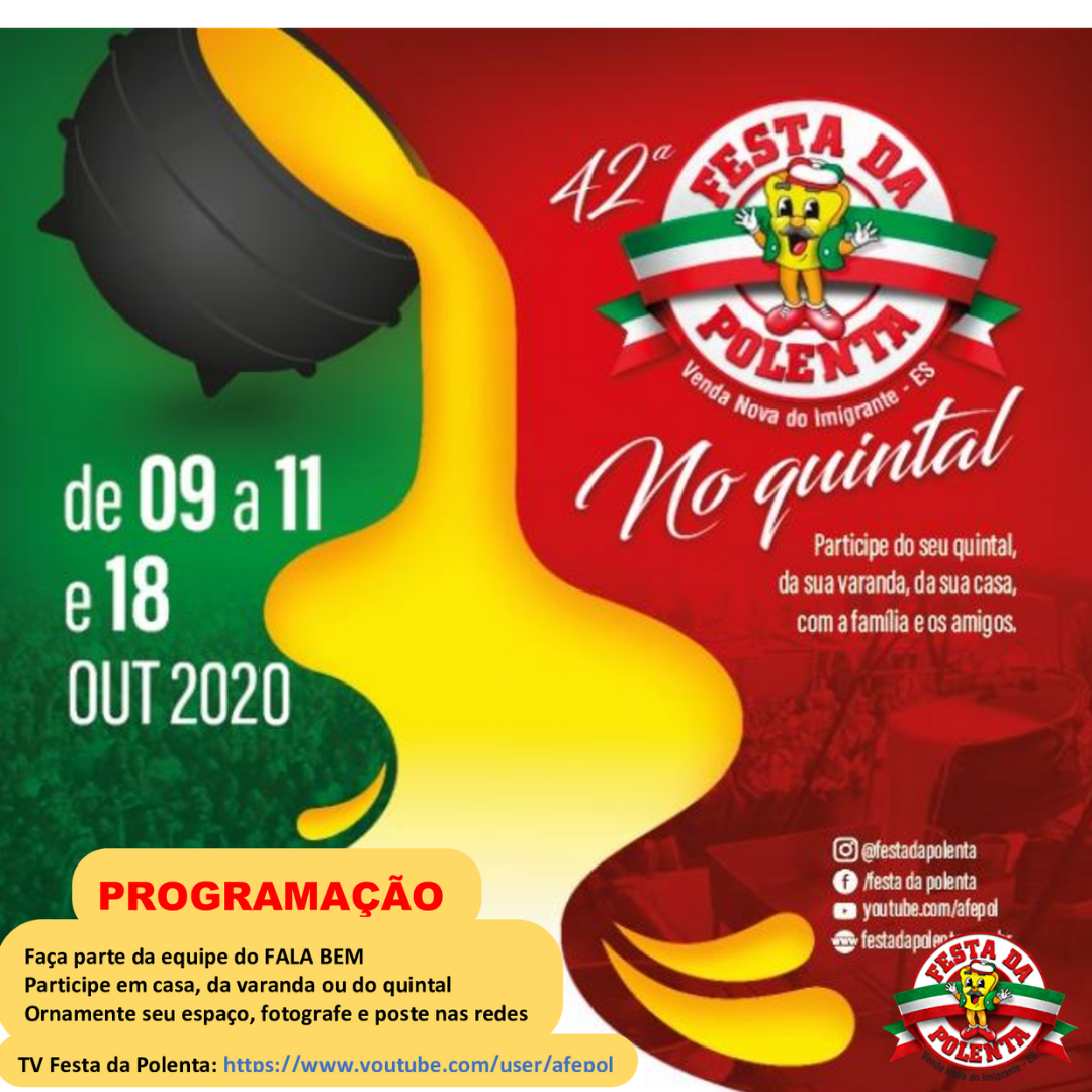 42ª Festa da Polenta – No quintal 42ª Festa da Polenta – No quintal