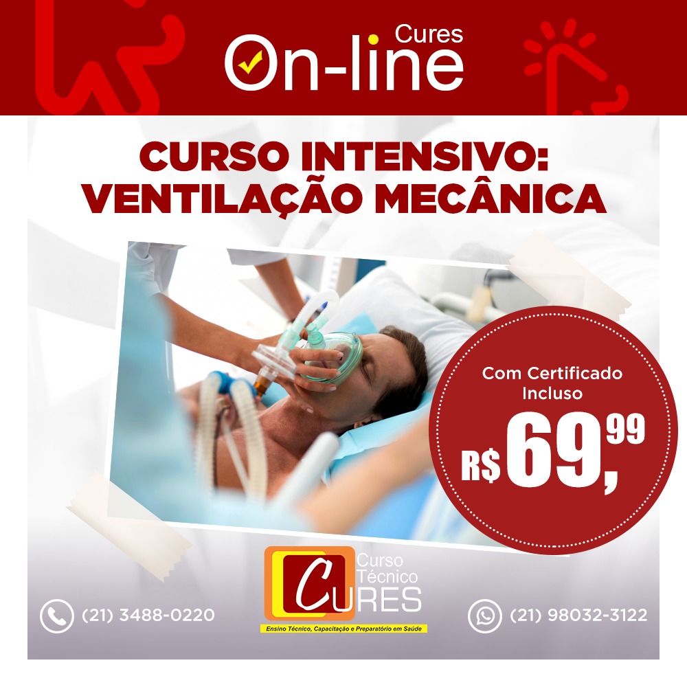 Curso intensivo online de ventilador mecânico
