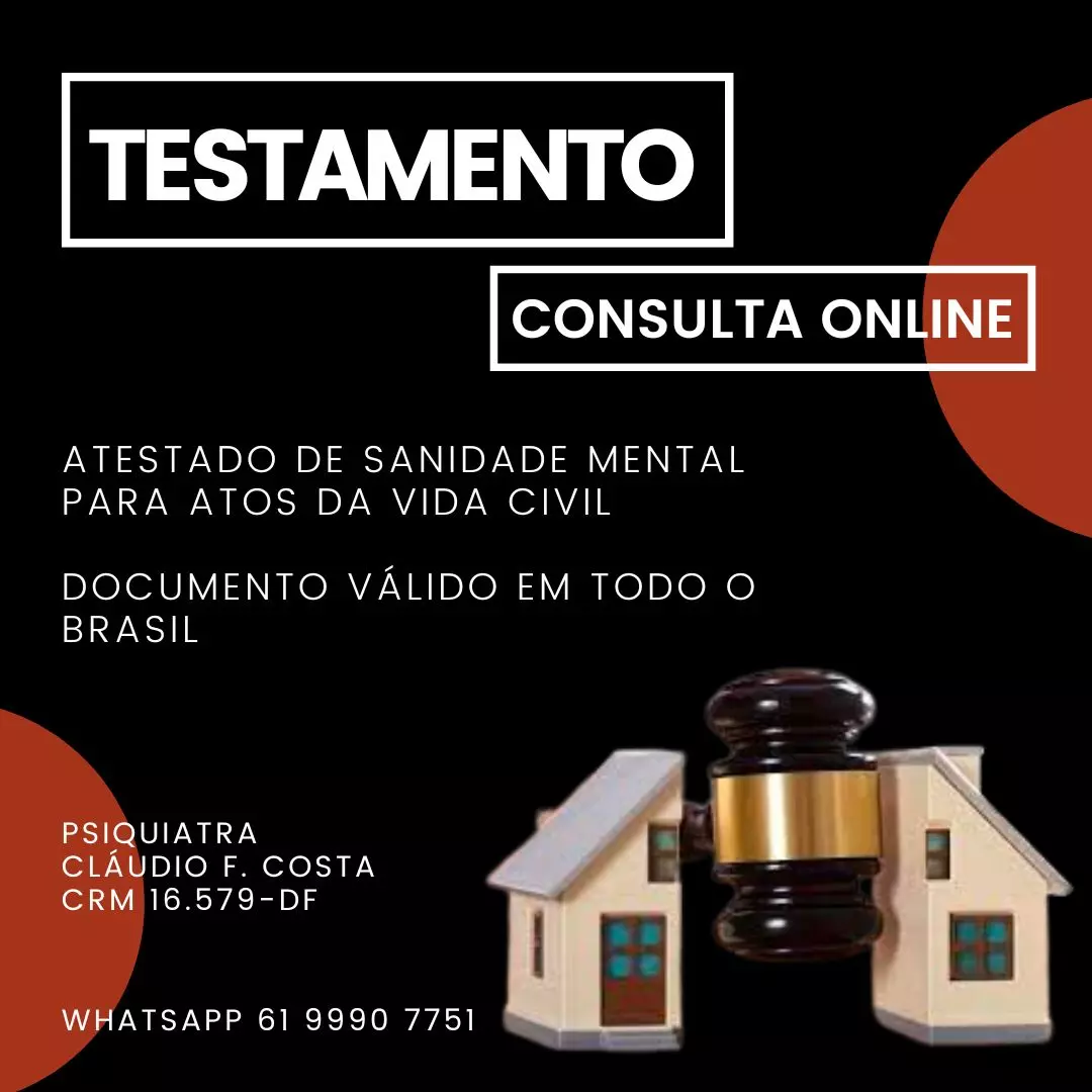 Atestado de Sanidade Mental para Testamentos (Atos da Vida Civil) Atestado de Sanidade Mental para Testamentos (Atos da Vida Civil)