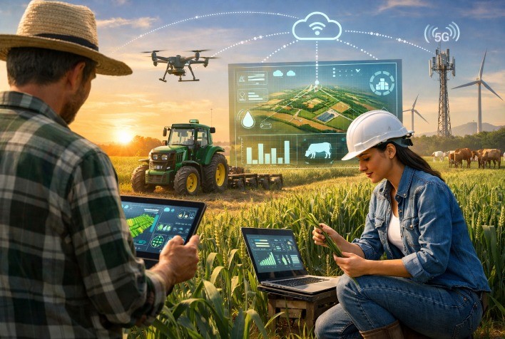Agro digital transforma mercado de trabalho e amplia demanda por profissionais híbridos no Brasil