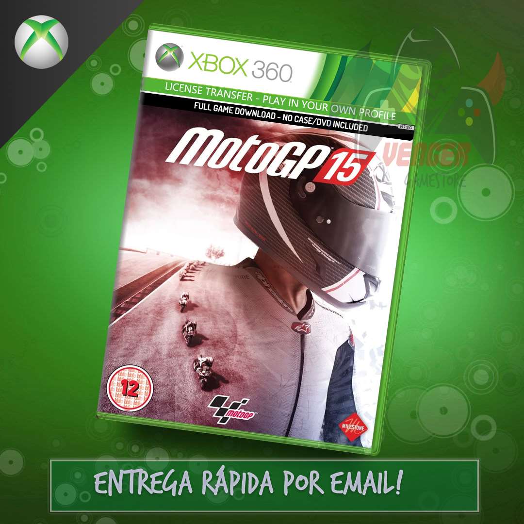 Jogos Xbox 360 transferência de Licença Mídia Digital - MOTO GP 14
