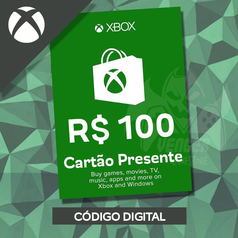 Google Play Gift Card R$100 Cartão Presente - Venger Games