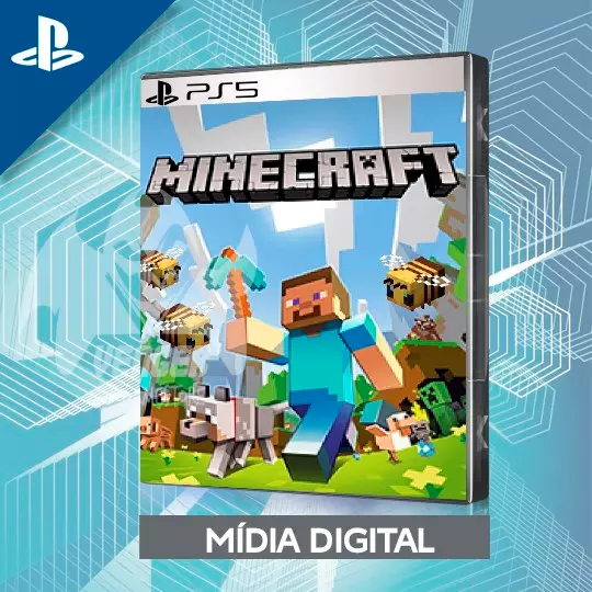 Minecraft PS5 Mídia Digital Playstation 5 - Venger Games