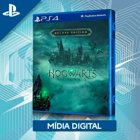 Hogwarts Legacy Playstation 4 Deluxe Mídia Digital PS4 - Venger Games